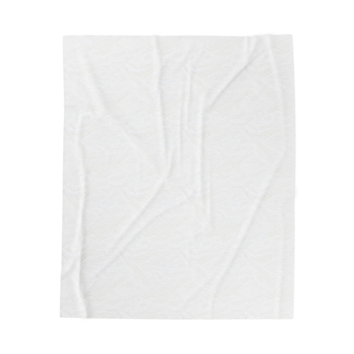 Back of the Cranberry Gold plush blanket (plain white, unprinted side)